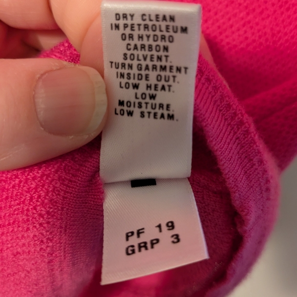 St. John Pink Wool Sleeveless Tank Top - Picture 6 of 6